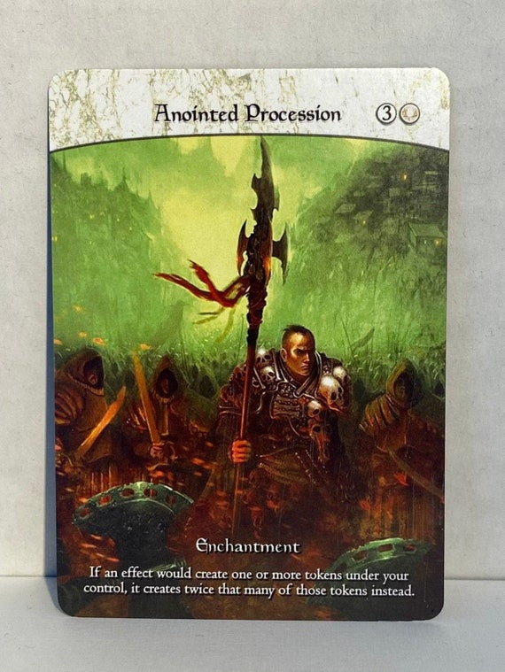 Anointed Procession custom Card Alternate Full Art Etsy