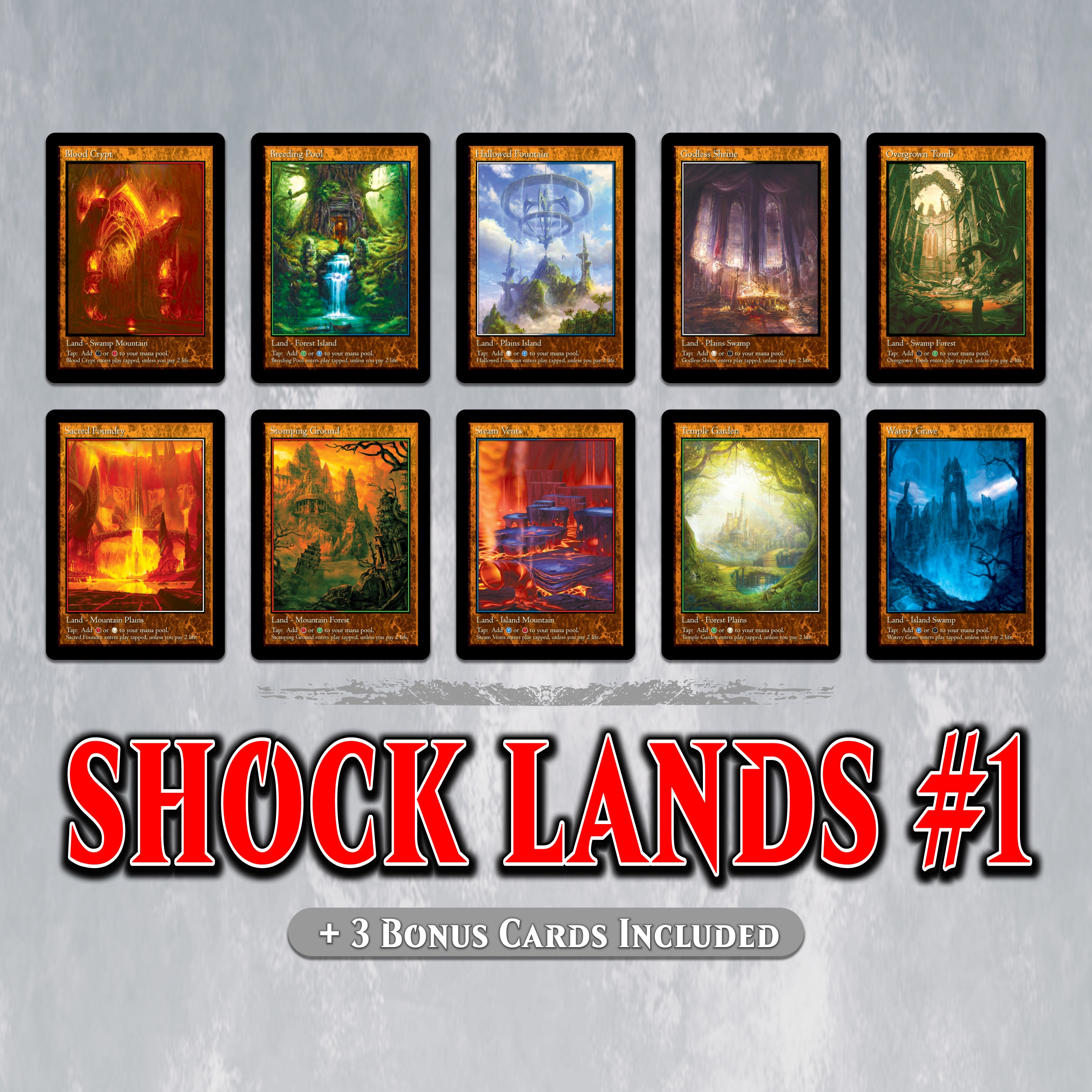 【お得】 Shock Etsy - Lands マジック：ザ・ギャザリング