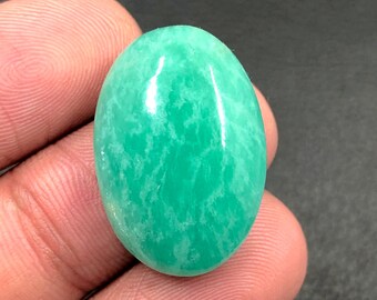 Amazonite Cabochon...Oval Cabochon...25x17x8 mm...27 Cts...A#M6705