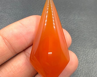 Carnelian Cabochon...Freeform Cabochon...49x23x8 mm...51 Cts...A#M5780