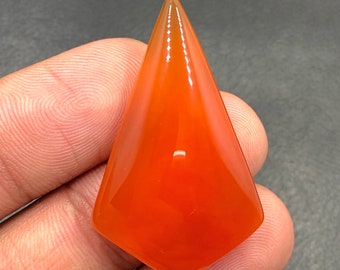 Carnelian Cabochon...Freeform Cabochon...38x23x7 mm...32 Cts...A#M5786