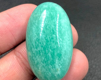 Amazonite Cabochon...Oval Cabochon...34x20x9 mm...45 Cts...A#M6699