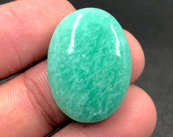 Amazonite Cabochon...Oval Cabochon...26x19x7 mm...27 Cts...A#M6708