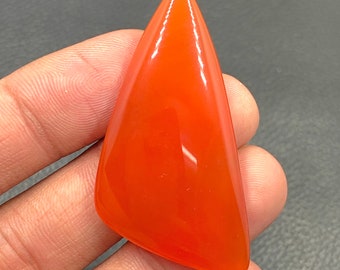 Carnelian Cabochon...Freeform Cabochon...49x25x5 mm...48 Cts...A#M5779