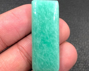 Amazonite Cabochon...Cushion Cabochon...35x14x6 mm...30 Cts...A#M6714