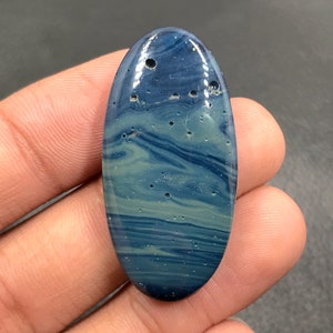 Leland Blue Cabochon...Oval Cabochon...39x19x6 mm...40 Cts...A#M721