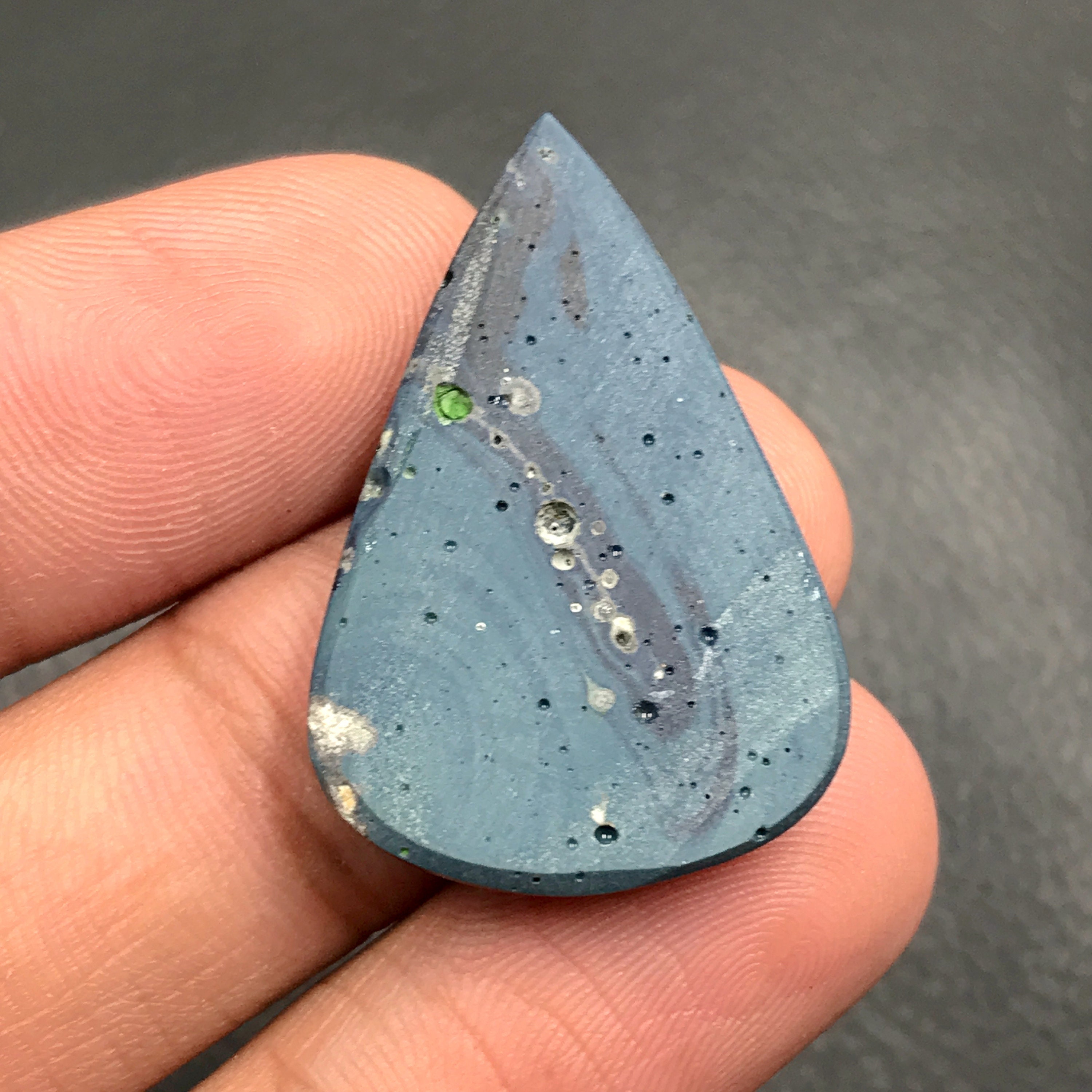 MYLAN✿.*・ページ Leland Blue Cabochonpear Cabochon30x20x5 Mm25 Ctsa