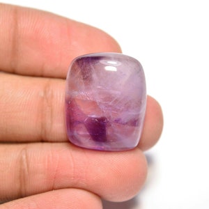 Stern Amethyst Cabochon... Kissen Cabochon... 21x18x7mm... 24Cts.. #H7664