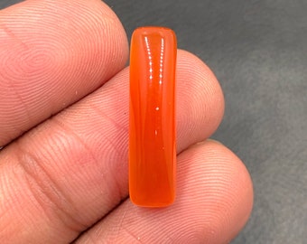 Carnelian Cabochon...Cushion Cabochon...23x6x5 mm...7 Cts...A#M5792