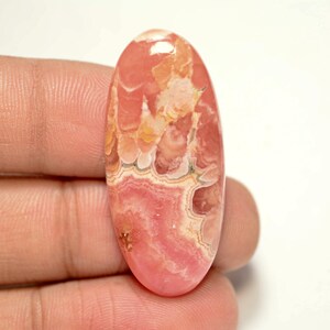 Rhodochrosite Cabochon...Oval Cabochon...36x16x6 mm...43 Cts...A#N762