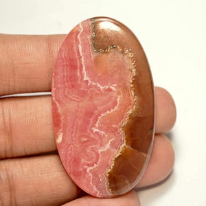 Rhodochrosite Cabochon...Oval Cabochon...49x28x5 mm...93 Cts...A#N756