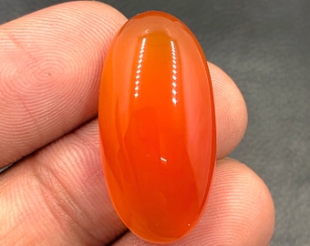 Carnelian Cabochon...Oval Cabochon...28x14x8 mm...26 Cts...A#M5757