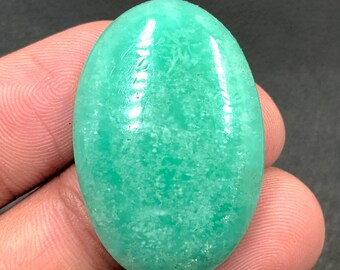 Amazonite Cabochon...Oval Cabochon...34x23x6 mm...38 Cts...A#M6695