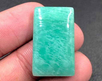 Amazonite Cabochon...Cushion Cabochon...27x17x7 mm...32 Cts...A#M6715