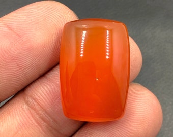 Carnelian Cabochon...Cushion Cabochon...22x15x8 mm...24 Cts...A#M5774