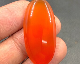 Carnelian Cabochon...Oval Cabochon...36x18x5 mm...29 Cts...A#M5751