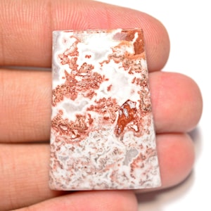 Rosarita Crazylace Achat Cabochon... Kissen Cabochon... 35x24x6mm... 49Cts...#F9419
