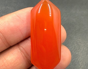 Carnelian Cabochon...Freeform Cabochon...41x16x8 mm...49 Cts...A#M5784