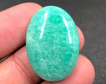 Amazonite Cabochon...Oval Cabochon...28x20x7 mm...31 Cts...A#M6703