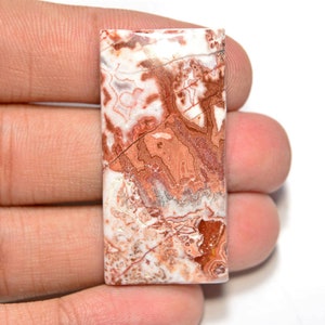Rosarita Crazylace Achat Cabochon... Kissen Cabochon...42x21x6mm...53Cts...#F9414