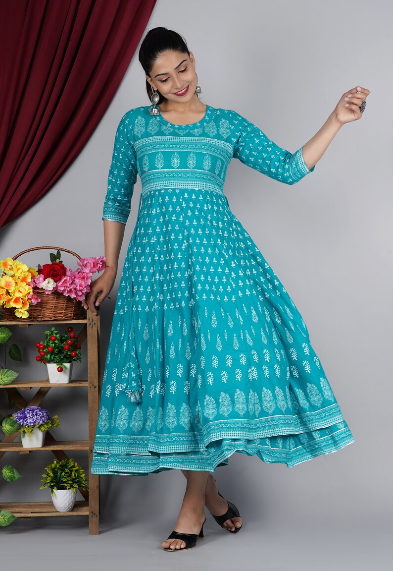 one piece dress with dupatta