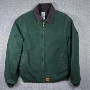 Carhartt デトロイトサンタフェジャケット　J14 SPC Vintage Carhartt J14 SPC Santa Fe Jacket Men Size XL Spruce Green