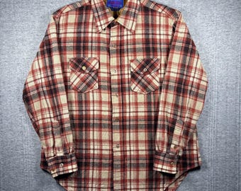 Vintage 1960s Bemidji Woolen Mills Wool Vintage Button up Shirt Vintage 1960s Bemidji Woolen Mills Wool Vintage Button up Shirt