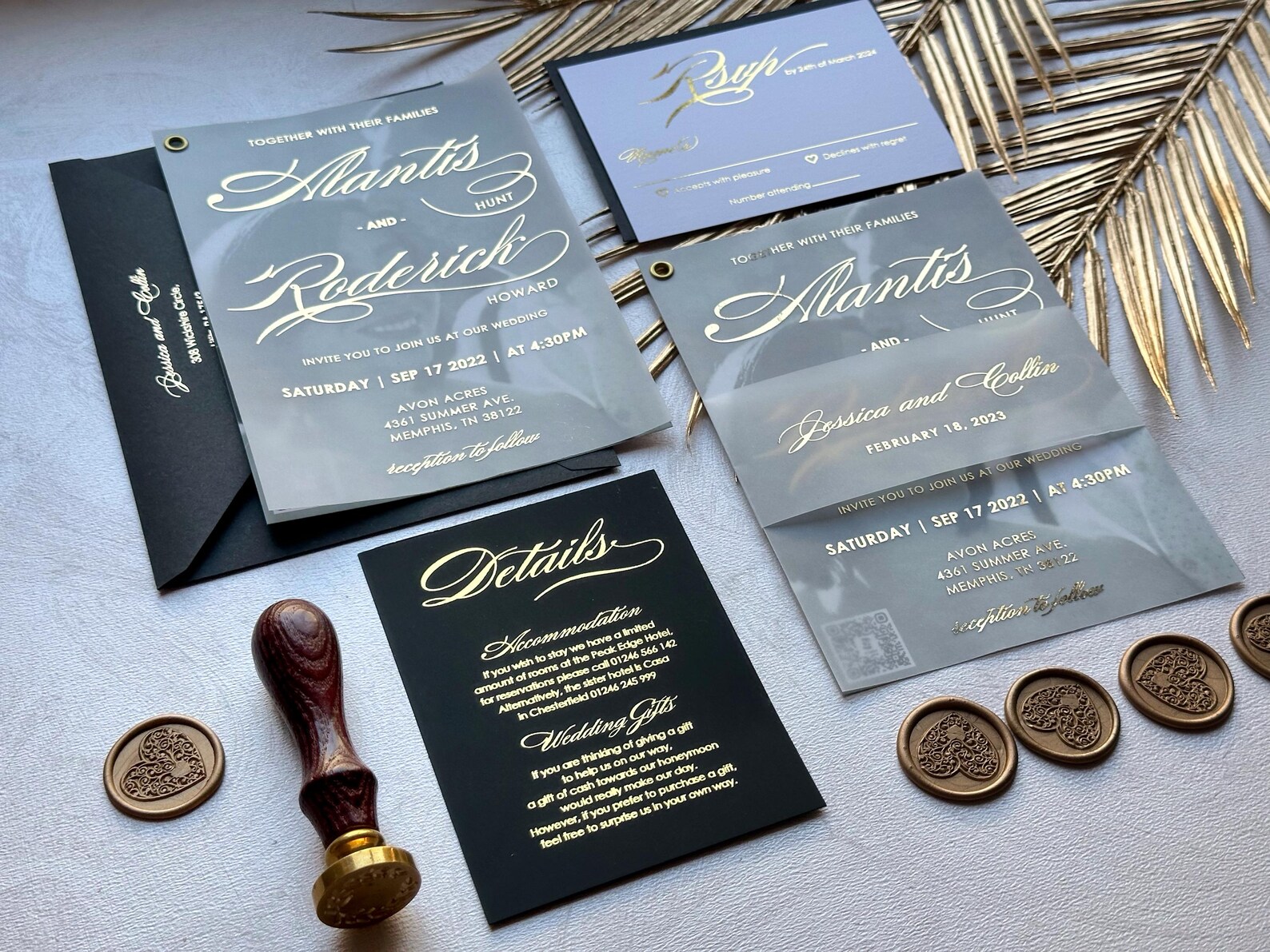 Augmented Reality Wedding Invitations, 5 X 7 Photo Wedding Invitation ...
