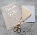 Foiled vellum wedding invitations 