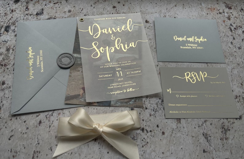 wedding invitations with rsvp