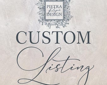 Custom listing for Miah