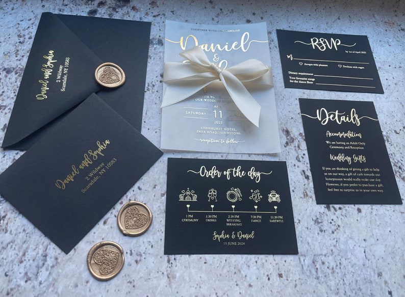 wedding invitations vellum