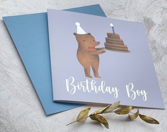 Birthday Boy greeting cards