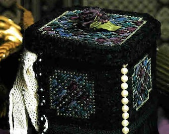 Elegant Plastic Canvas Music Box PDF