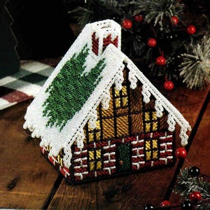 Christmas Plastic Canvas Cottage PDF