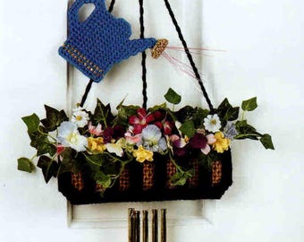 Flower Box Plastic Canvas Door Chime PDF