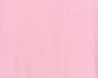 Baby Pink solid color 100% cotton quilt fabric in Fat Quarters and By-The-Yard for quilts, sewing projects, crafts, nursery revised