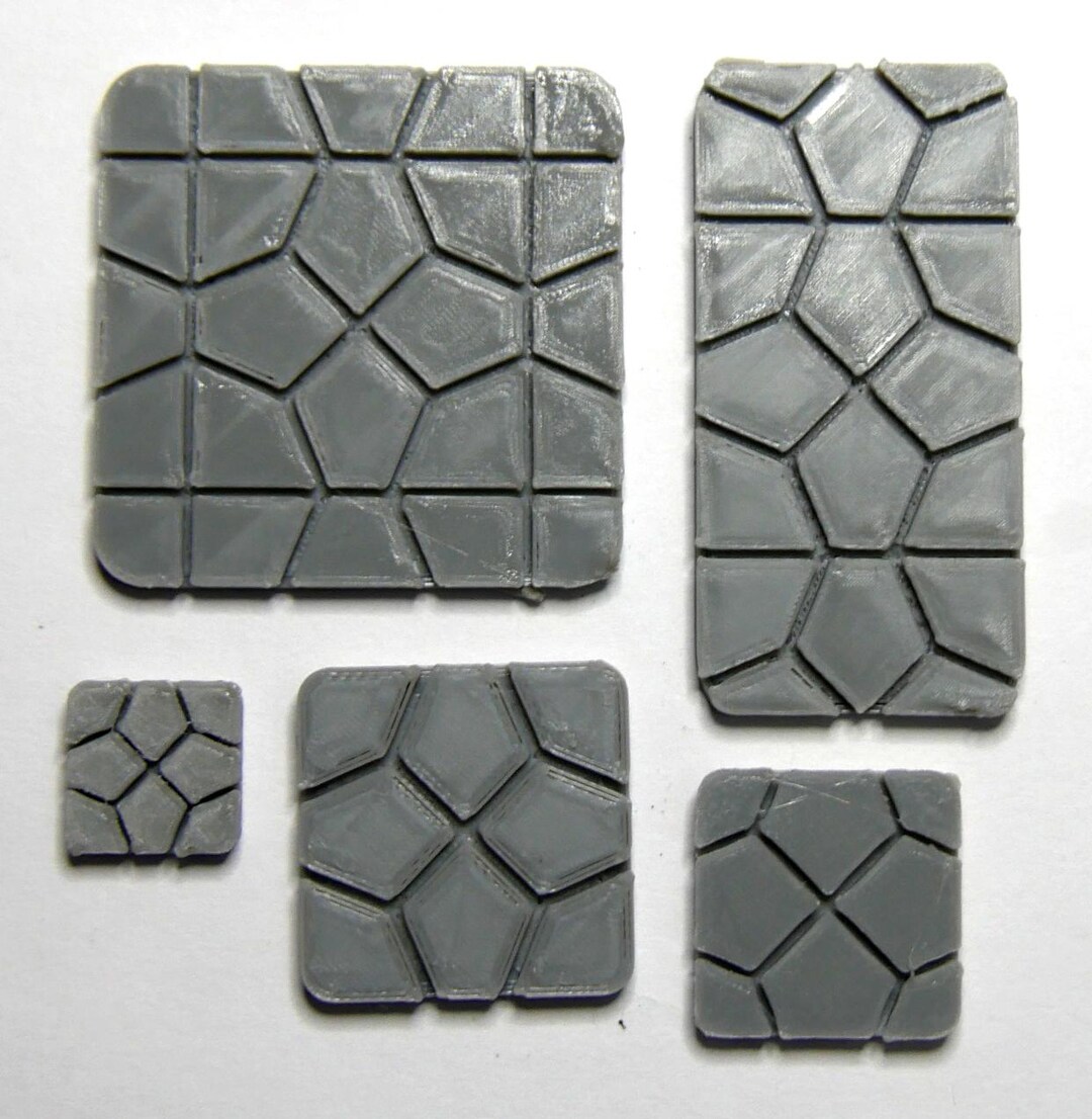 20mm Square Bases For Warhammer 40k, AoS, Infinity, Miniatures - Foto 11