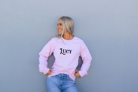 baby pink crewneck