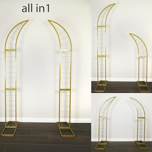 Wedding metal stands transformers 6 in 1 Wedding decoration Wedding Arch Metal arch  Wedding arch Wedding Backdrop gold wedding stands