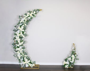 Moon wedding stands Wedding Ceremony Wedding Arch Wedding decoration Crescent moon arch Moon arch Moon stands Wedding backdrop