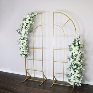 2 in 1 Strong wedding arch and stands Wedding Backdrop Ceremony Wedding Arch Wedding stands wedding frame wedding arch flowers