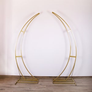 Starke Metall Hochzeit steht Mond Hochzeit steht Hochzeitsdekoration Hochzeit Kulisse Hochzeit Bogen Dekor schwarze Farbe Metallbogen
