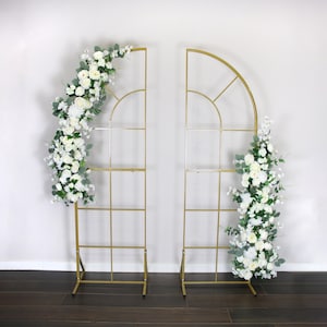2 in 1 Strong and stable metal wedding arch / stands, Wedding Backdrop, Wedding Arch Flowers, Wedding stands, wedding arch frame