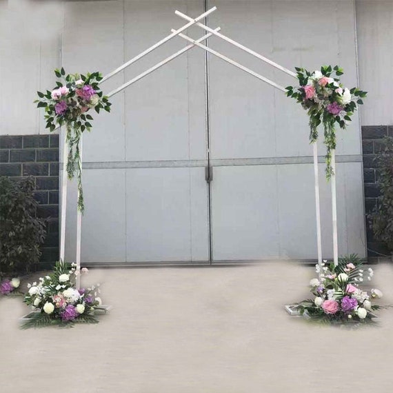 Double Hexagonal Passable Wedding iron arch Wedding arch | Etsy