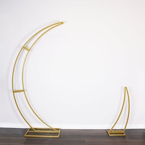 Moon metal wedding stands Crescent wedding arch Ceremony wedding arch Wedding Crescent moon arch Moon arch Moon stands Wedding backdrop