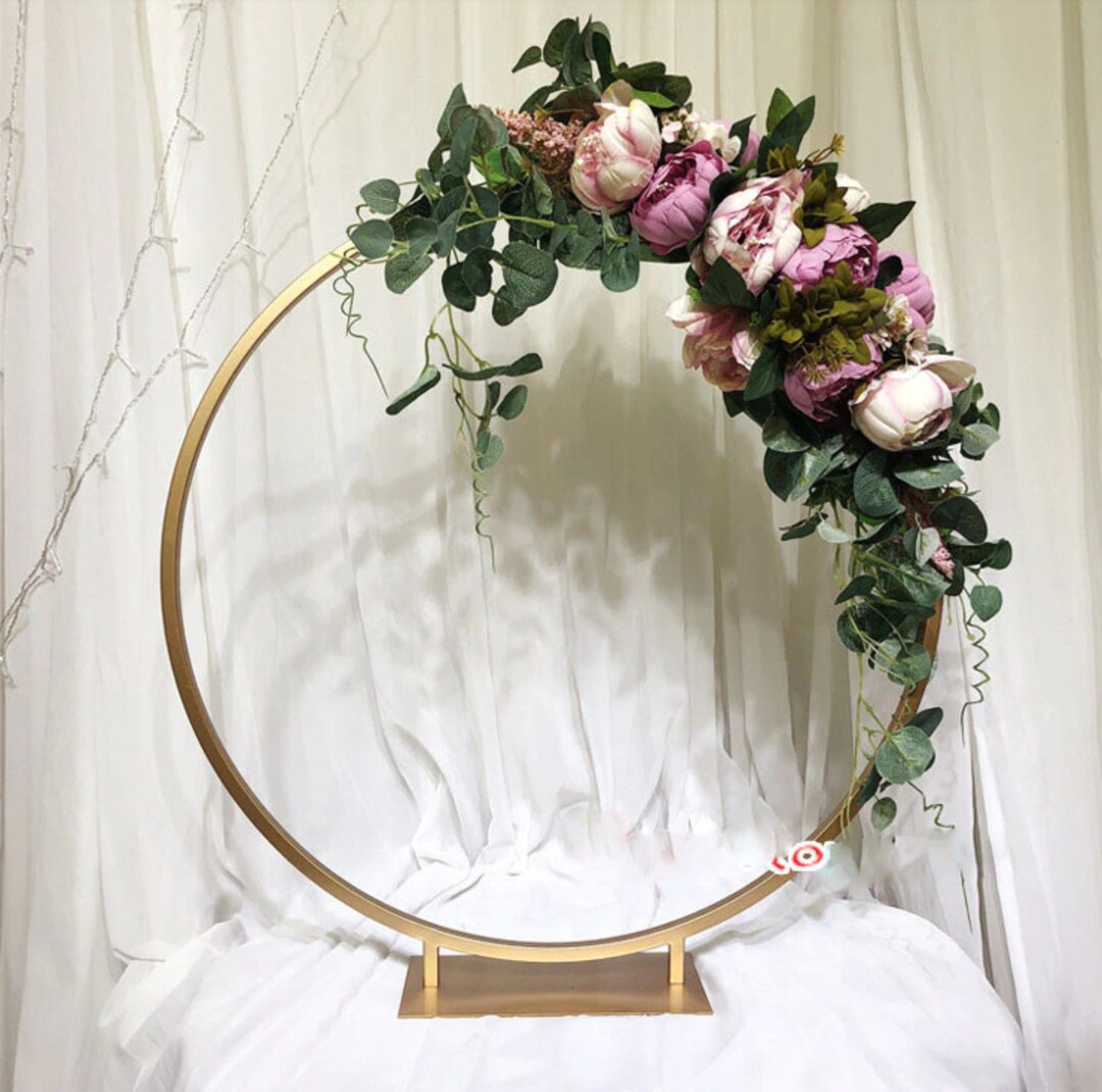 2pcs/lot Wedding Table Arch Сircle Wedding Arch Wedding Round Etsy