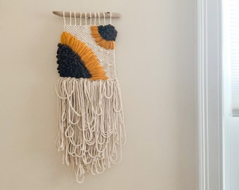 Woven Wall Hanging | Sunflower | Home Decor | Wall Decor