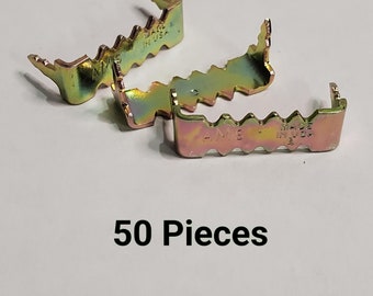 50 No Nail Sawtooth Hangers 1" Picture Hanger Craft Supplies