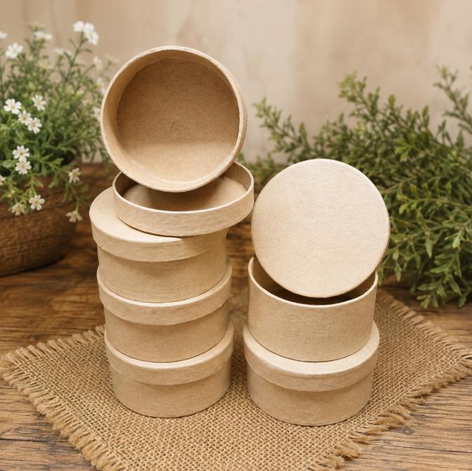【PAPIER-MACHE STORAGE CONTAINER】 Paper Mache Storage Boxes - Etsy